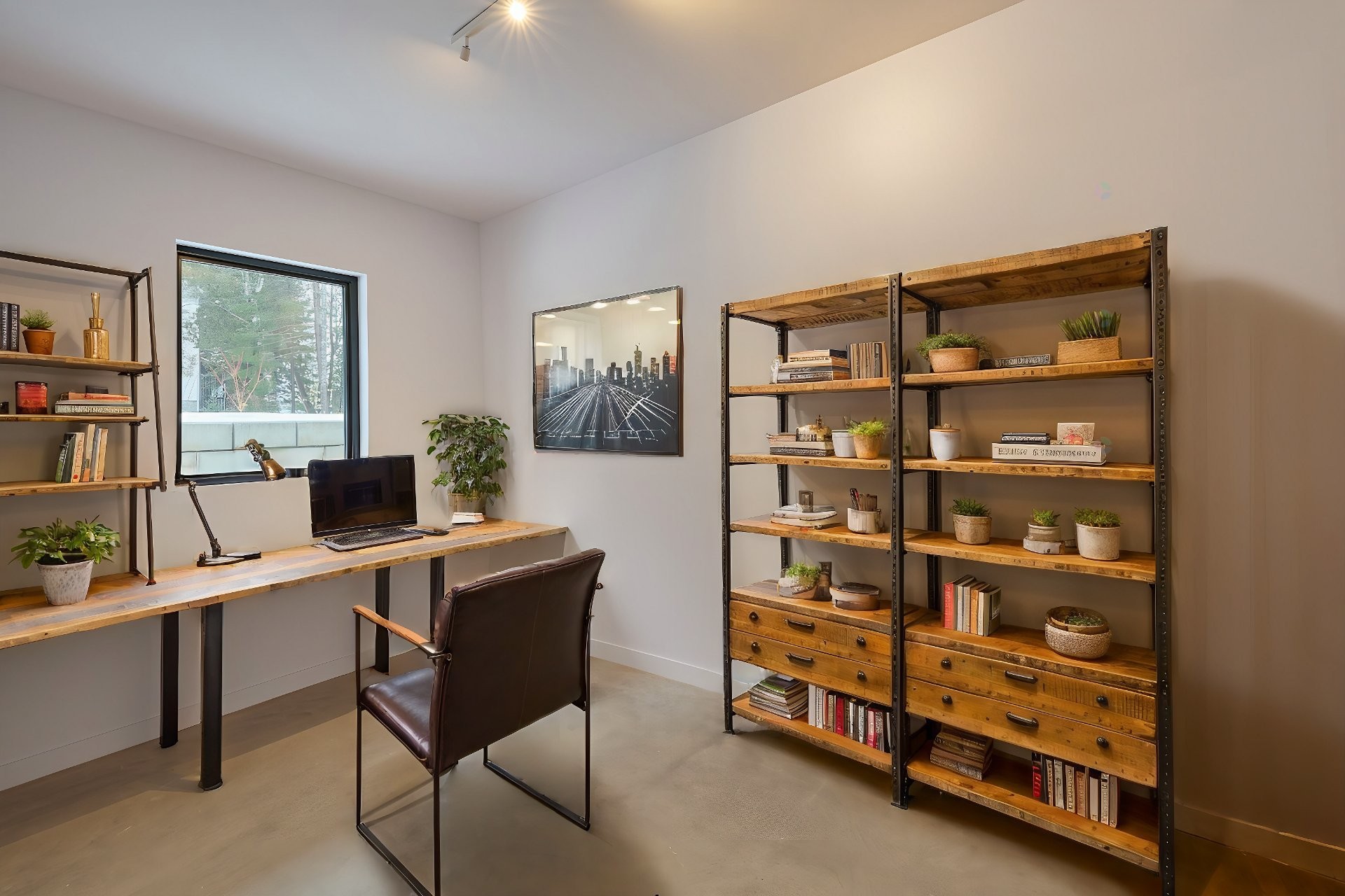 Chambre à coucher - 538 Rue Désormeaux, Saint-Donat, QC - Indoor Photo Showing Office