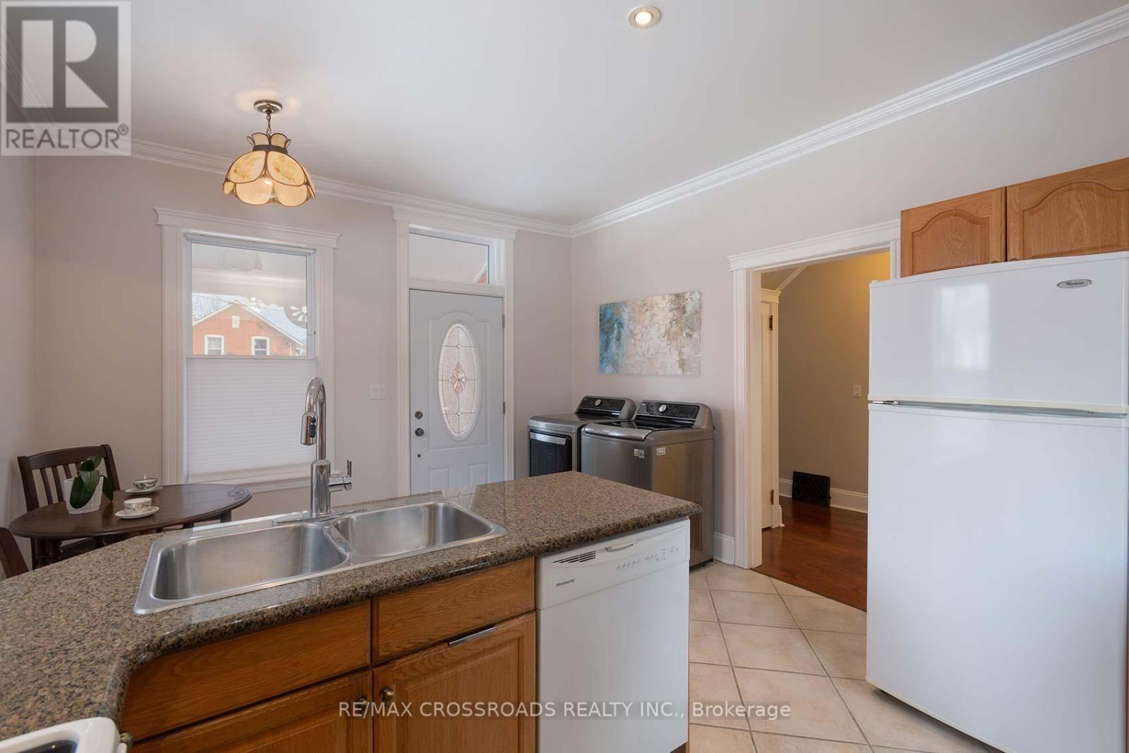 26 Victoria Street, Tweed, ON - Indoor Photo Showing Kitchen With Double Sink