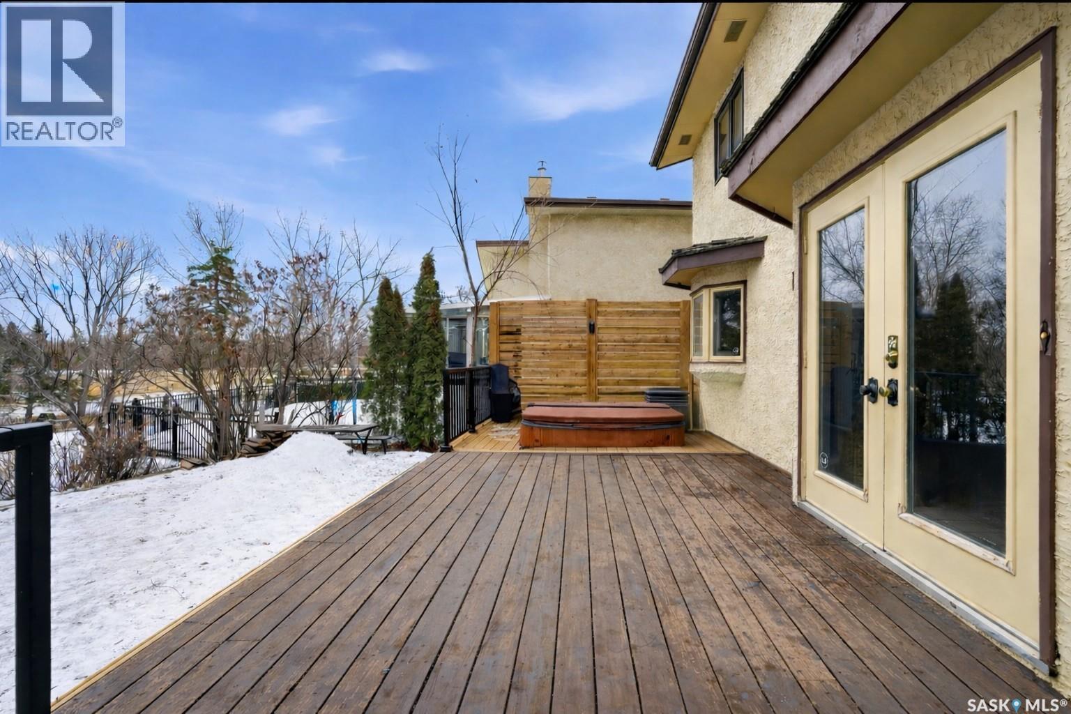2402 Truesdale Drive, Regina, SK - Outdoor With Deck Patio Veranda With Exterior