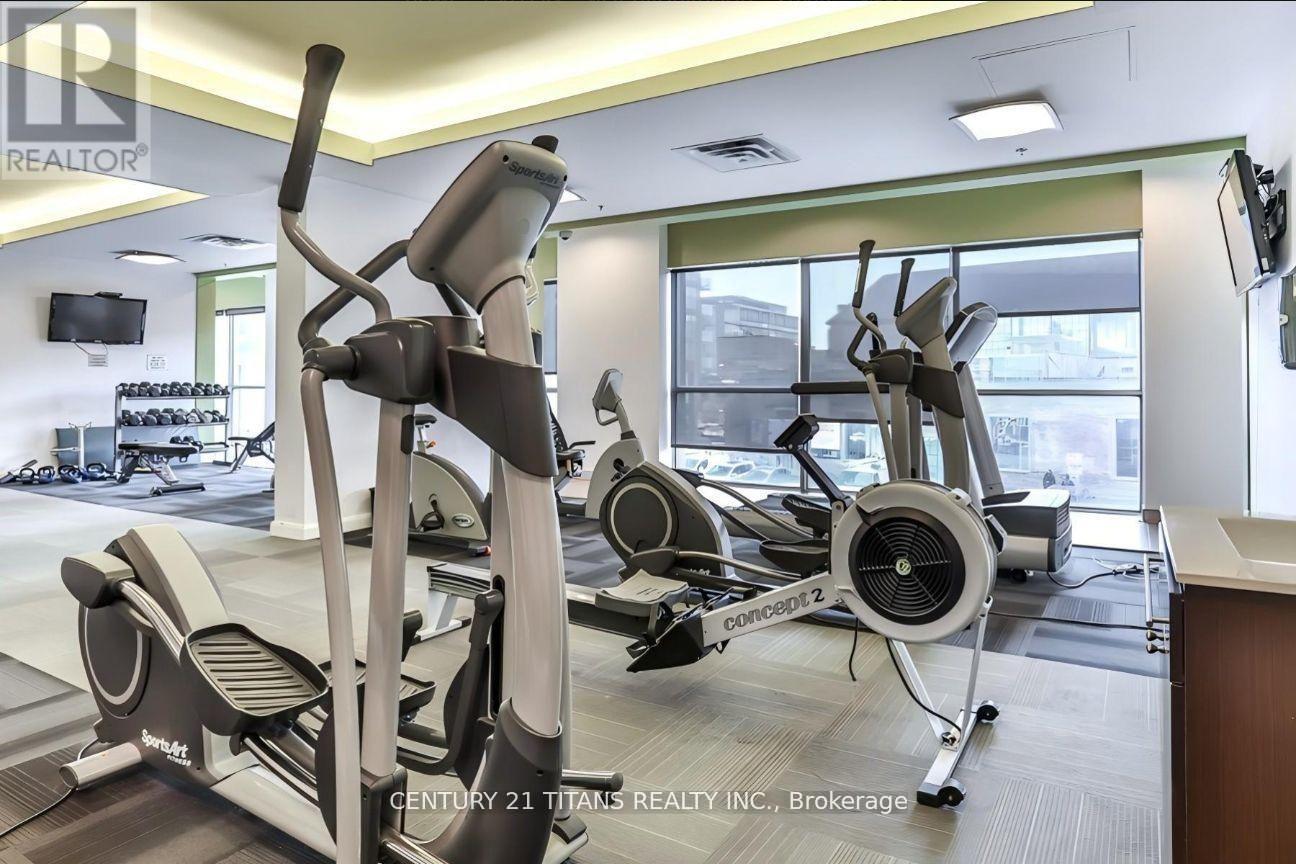 2102 - 100 Western Battery Road N, Toronto, ON - Indoor Photo Showing Gym Room