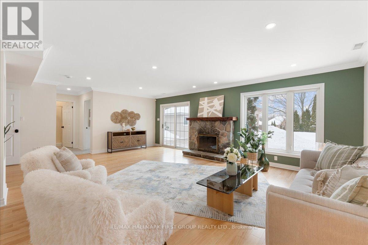 1884 Appleview Road, Pickering, ON - Indoor Photo Showing Living Room With Fireplace
