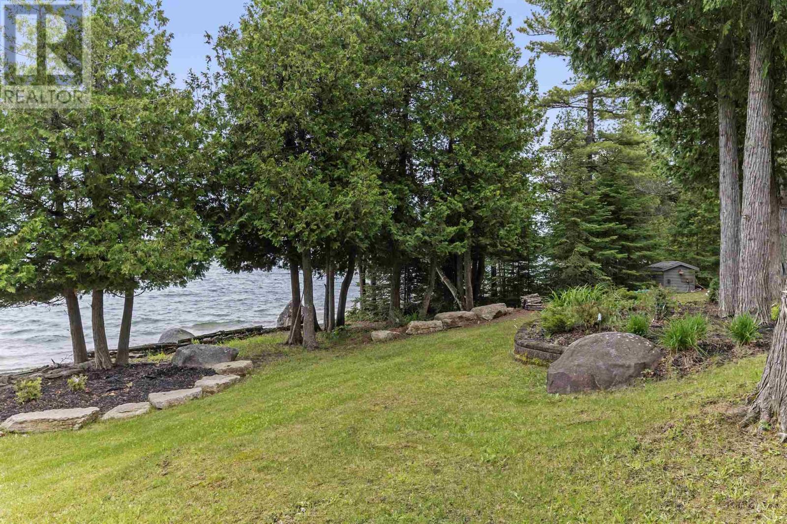 3804 Hamilton Dr, Hilton Beach, ON - Outdoor With Body Of Water With View
