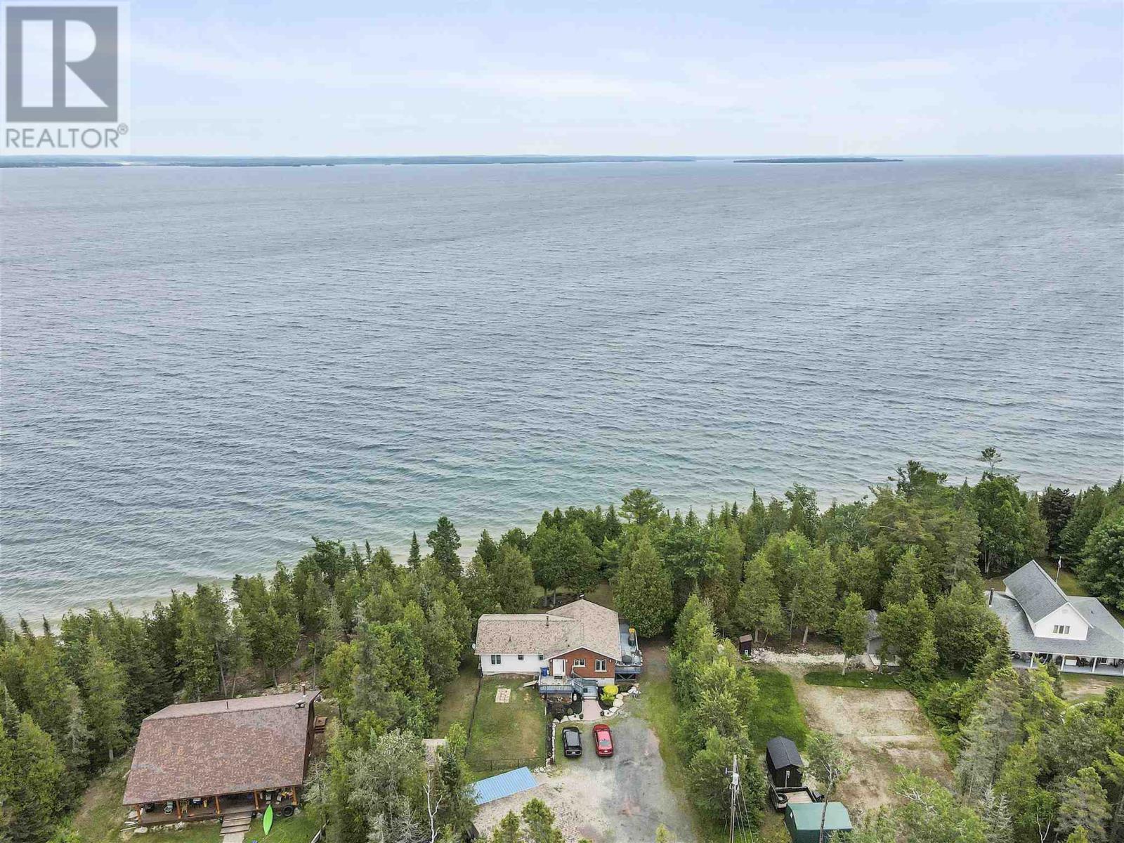 3804 Hamilton Dr, Hilton Beach, ON - Outdoor With Body Of Water With View