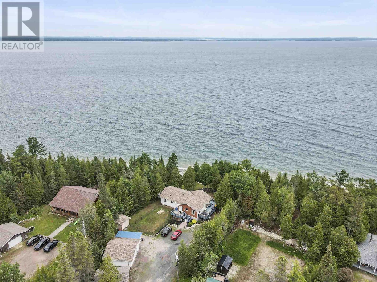 3804 Hamilton Dr, Hilton Beach, ON - Outdoor With Body Of Water With View