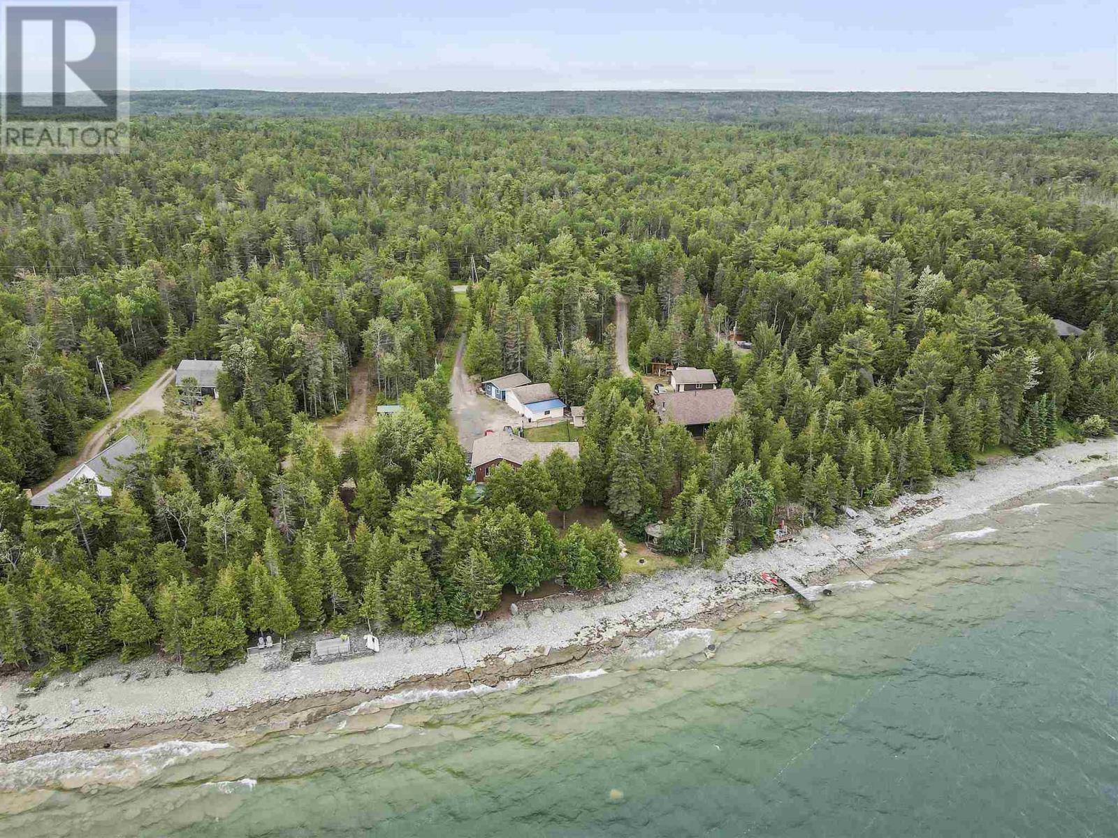 3804 Hamilton Dr, Hilton Beach, ON - Outdoor With Body Of Water With View