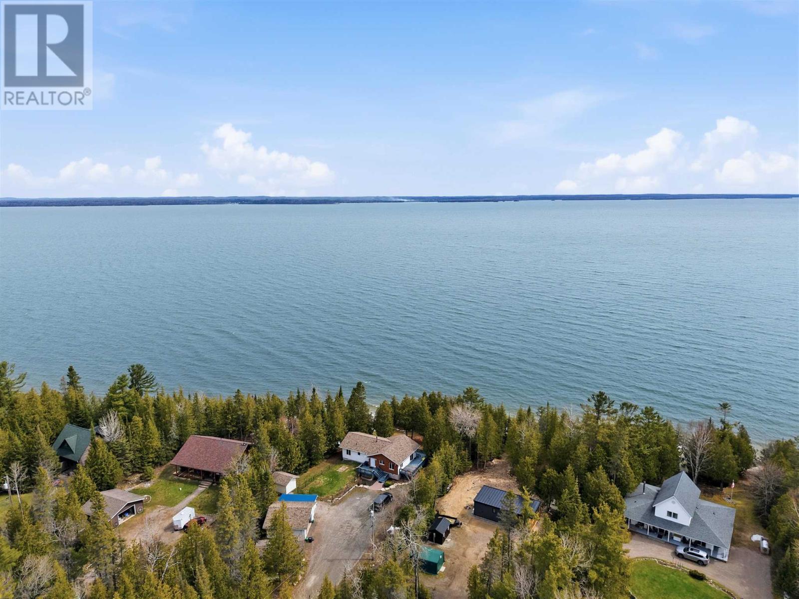 3804 Hamilton Dr, Hilton Beach, ON - Outdoor With Body Of Water With View