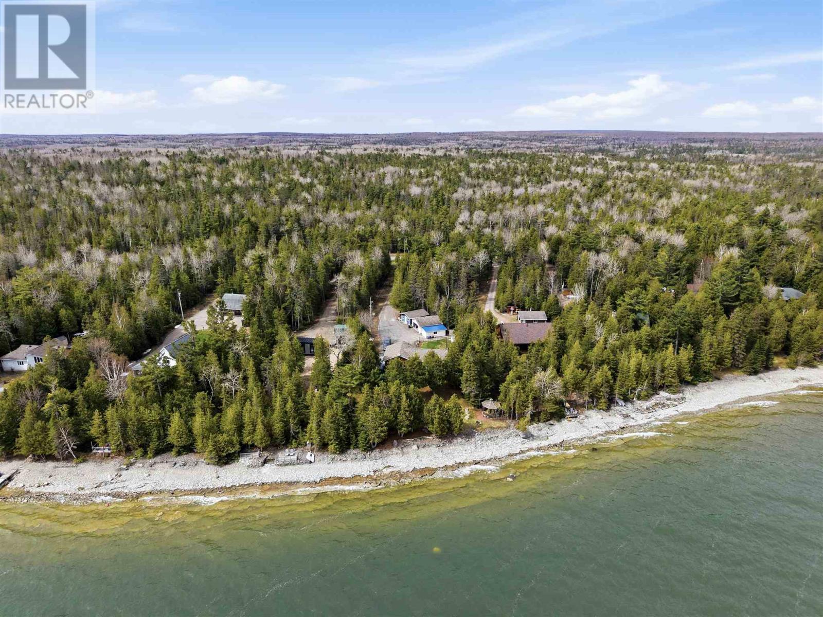 3804 Hamilton Dr, Hilton Beach, ON - Outdoor With Body Of Water With View
