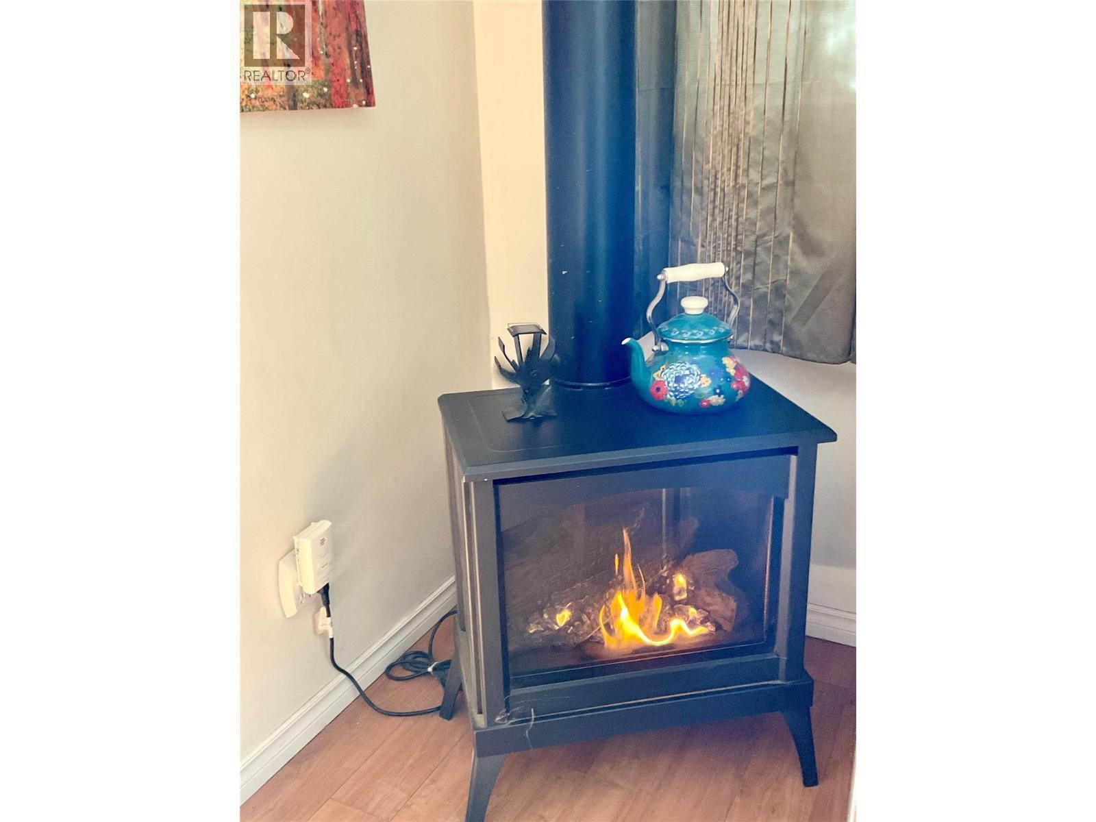 601 Government Avenue N, Greenwood, BC - Indoor With Fireplace