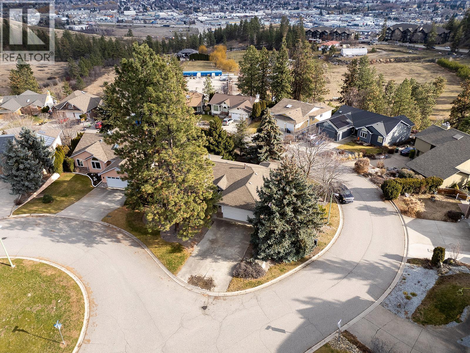 Aerial View of Home - 745 Cassiar Crescent, Kelowna, BC - Outdoor With View