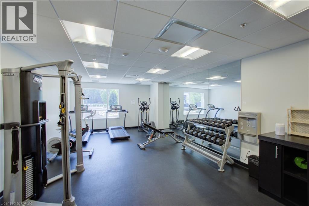 243 Northfield Drive E Unit# 208, Waterloo, ON - Indoor Photo Showing Gym Room