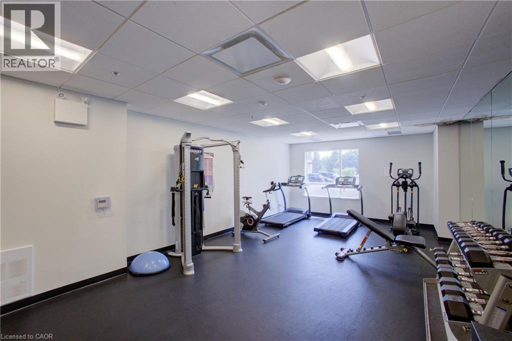 243 Northfield Drive E Unit# 208, Waterloo, ON - Indoor Photo Showing Gym Room