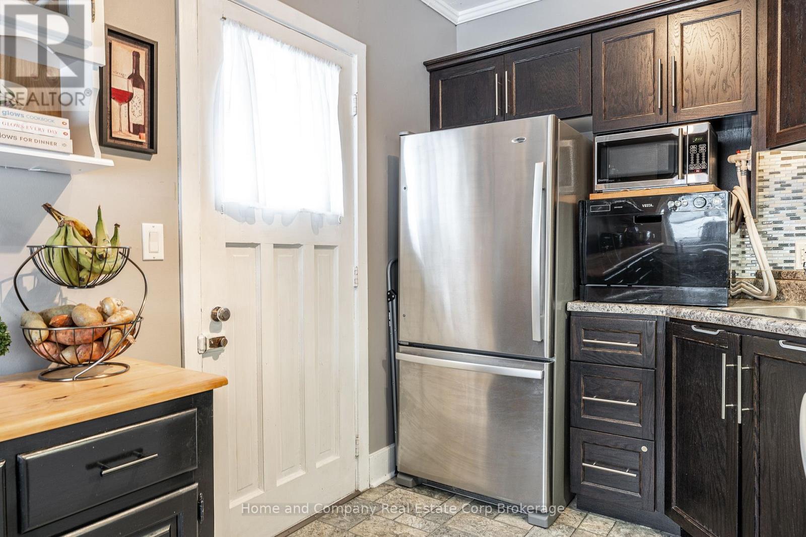 Kitchen + Side Entrance - 12 Somerset Street, Stratford, ON - Indoor Photo Showing Kitchen