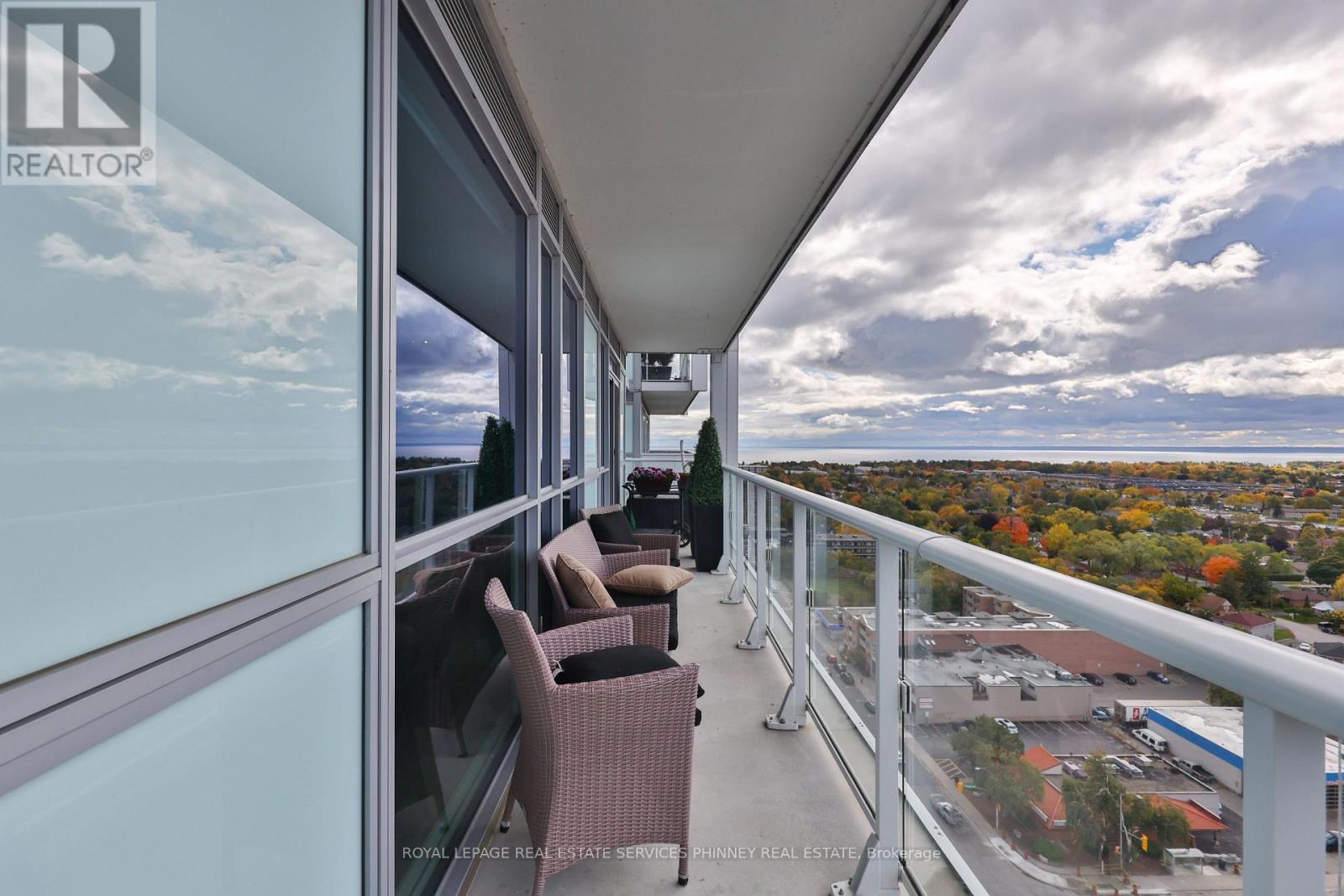 1709 - 55 Speers Road, Oakville, ON - Outdoor With Balcony With View With Exterior