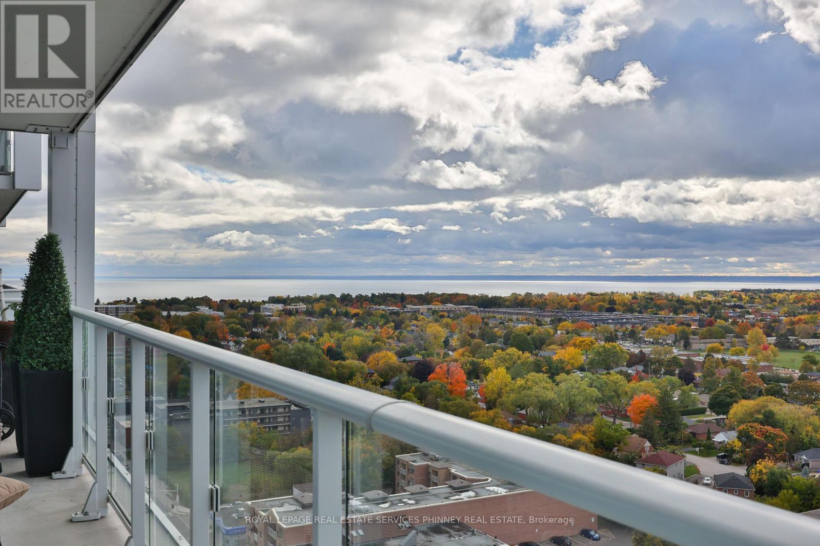 1709 - 55 Speers Road, Oakville, ON - Outdoor With Balcony With View