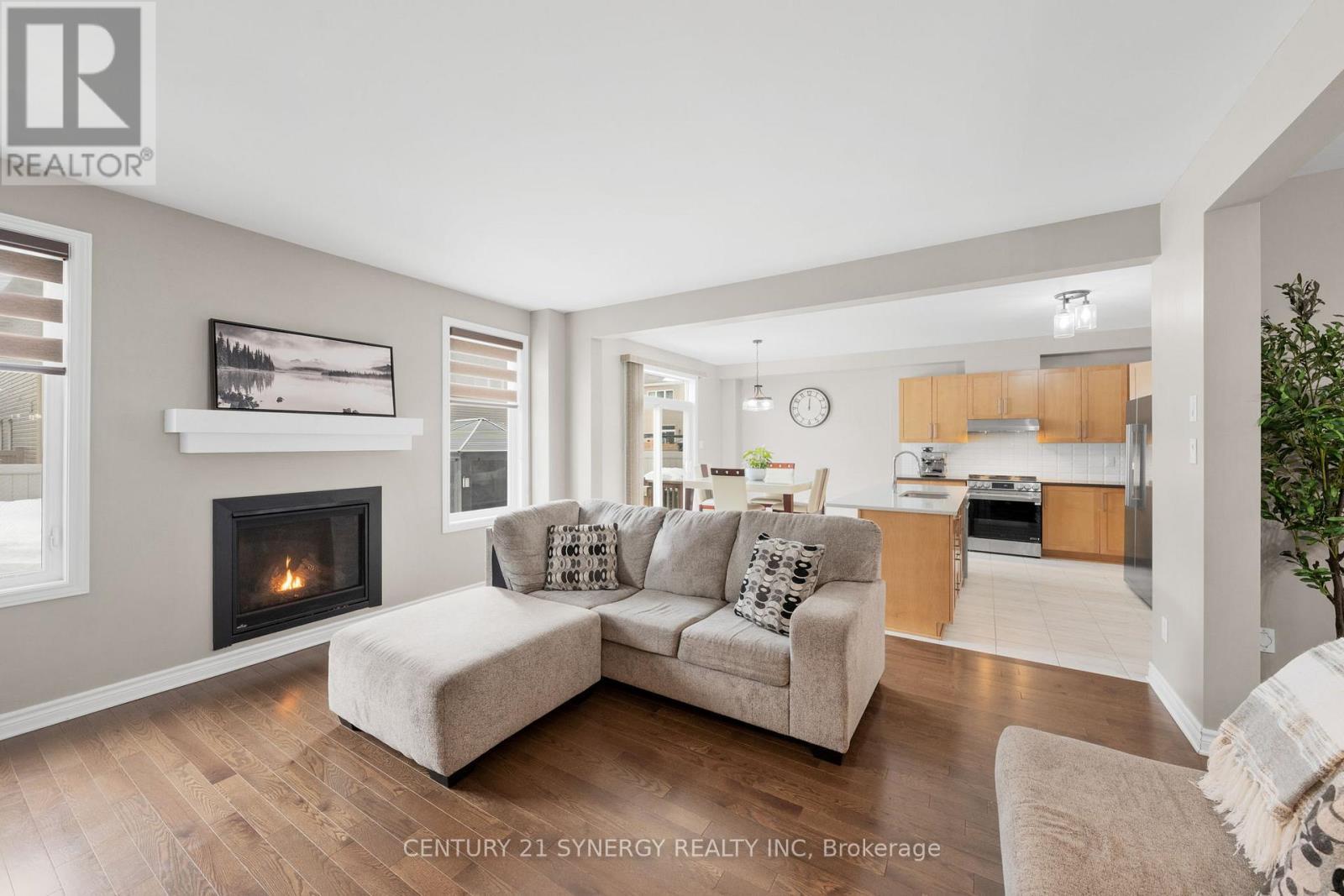 53 Boddington Street, Ottawa, ON - Indoor Photo Showing Living Room With Fireplace