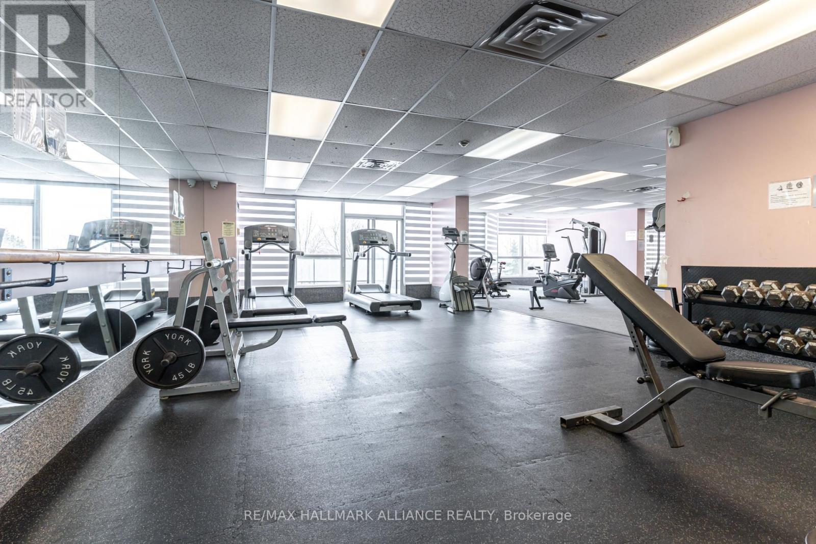 707 - 3 Rowntree Road, Toronto, ON - Indoor Photo Showing Gym Room