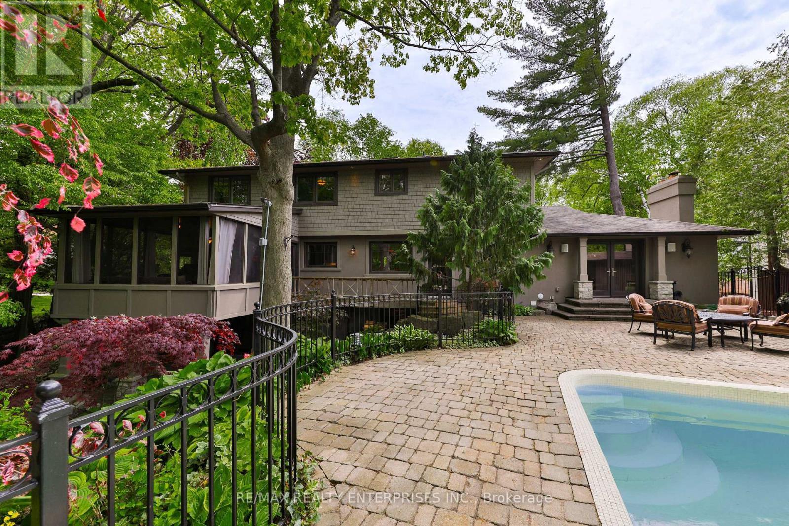 1293 Greenoaks Drive, Mississauga, ON - Outdoor With In Ground Pool With Deck Patio Veranda