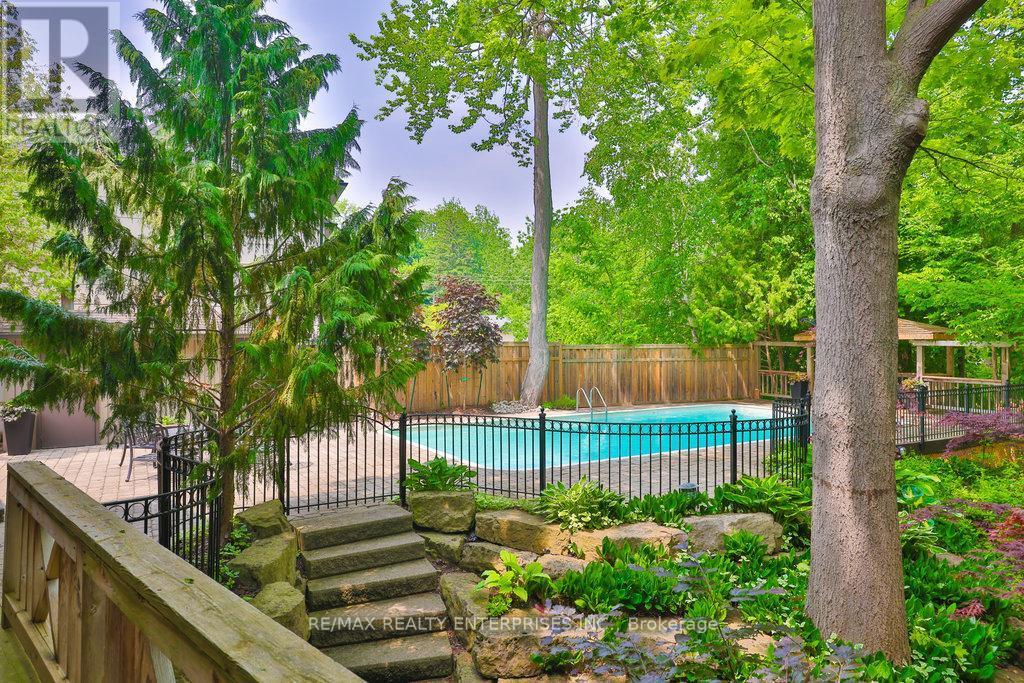 1293 Greenoaks Drive, Mississauga, ON - Outdoor With In Ground Pool