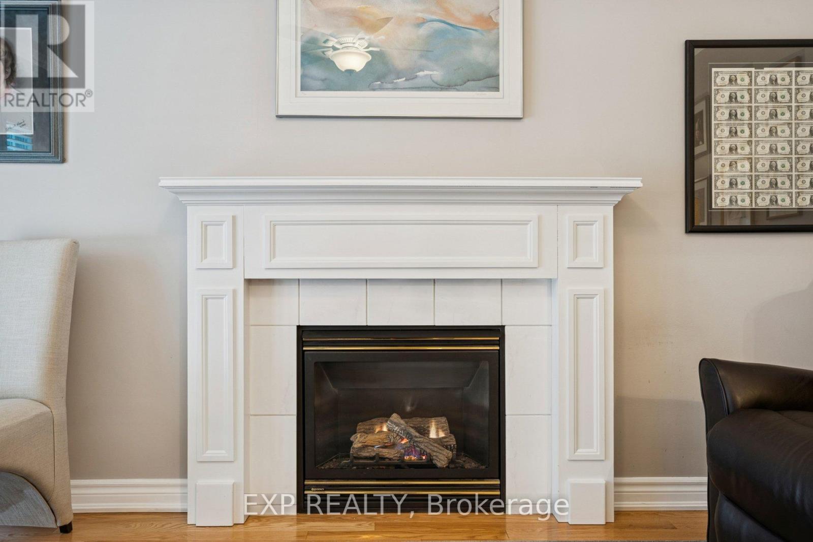 209 Nottingham Drive, Oakville, ON - Indoor Photo Showing Living Room With Fireplace