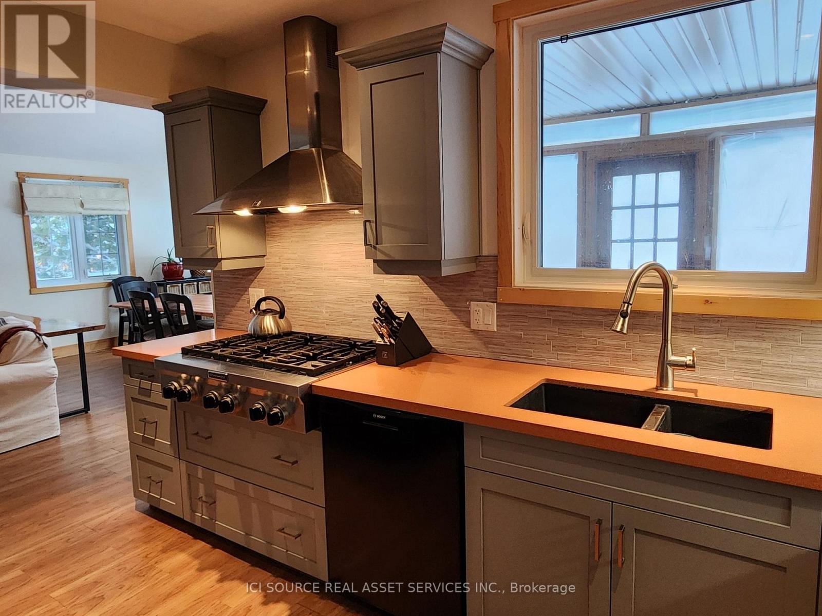 48 Head Street, Northern Bruce Peninsula, ON - Indoor Photo Showing Kitchen With Double Sink