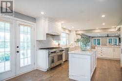 Six Burner Stove with Double Oven -