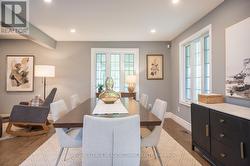 Open Concept Dining with Hardwood Floors -
