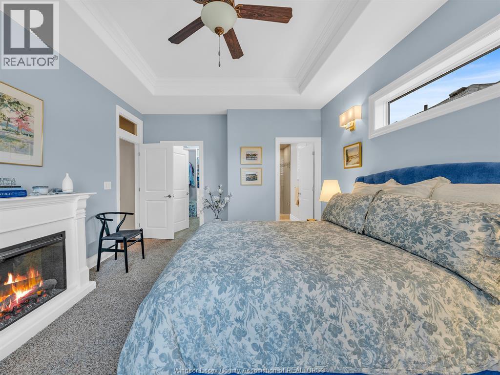 171 Woodycrest Avenue, Kingsville, ON - Indoor Photo Showing Bedroom With Fireplace