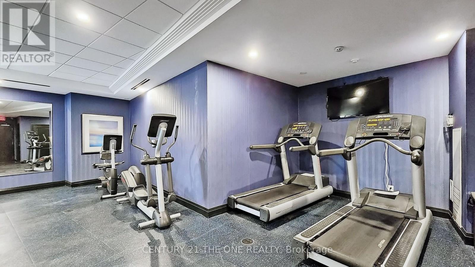 304F - 8130 Birchmount Road, Markham, ON - Indoor Photo Showing Gym Room
