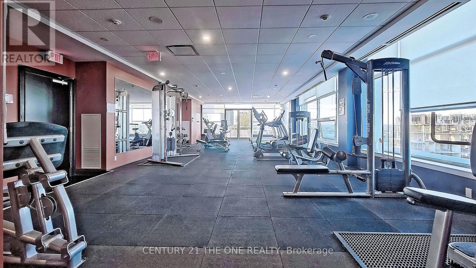 304F - 8130 Birchmount Road, Markham, ON - Indoor Photo Showing Gym Room