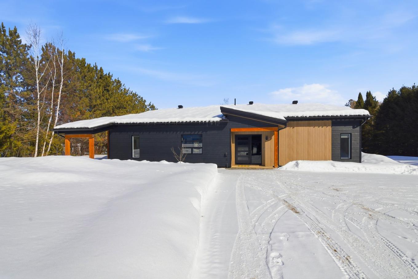 Back facade - 57 Ch. Du Poisson-Blanc, Notre-Dame-Du-Laus, QC - Outdoor