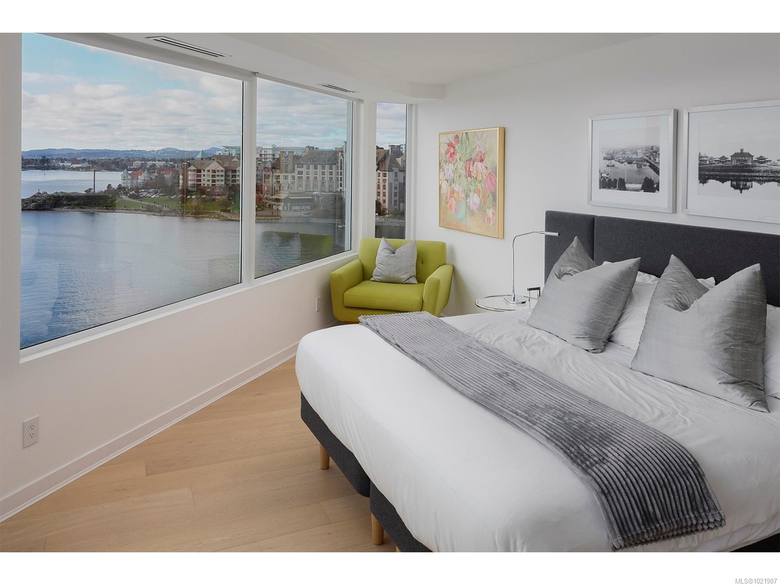 606-1234 Wharf St, Victoria, BC - Indoor Photo Showing Bedroom