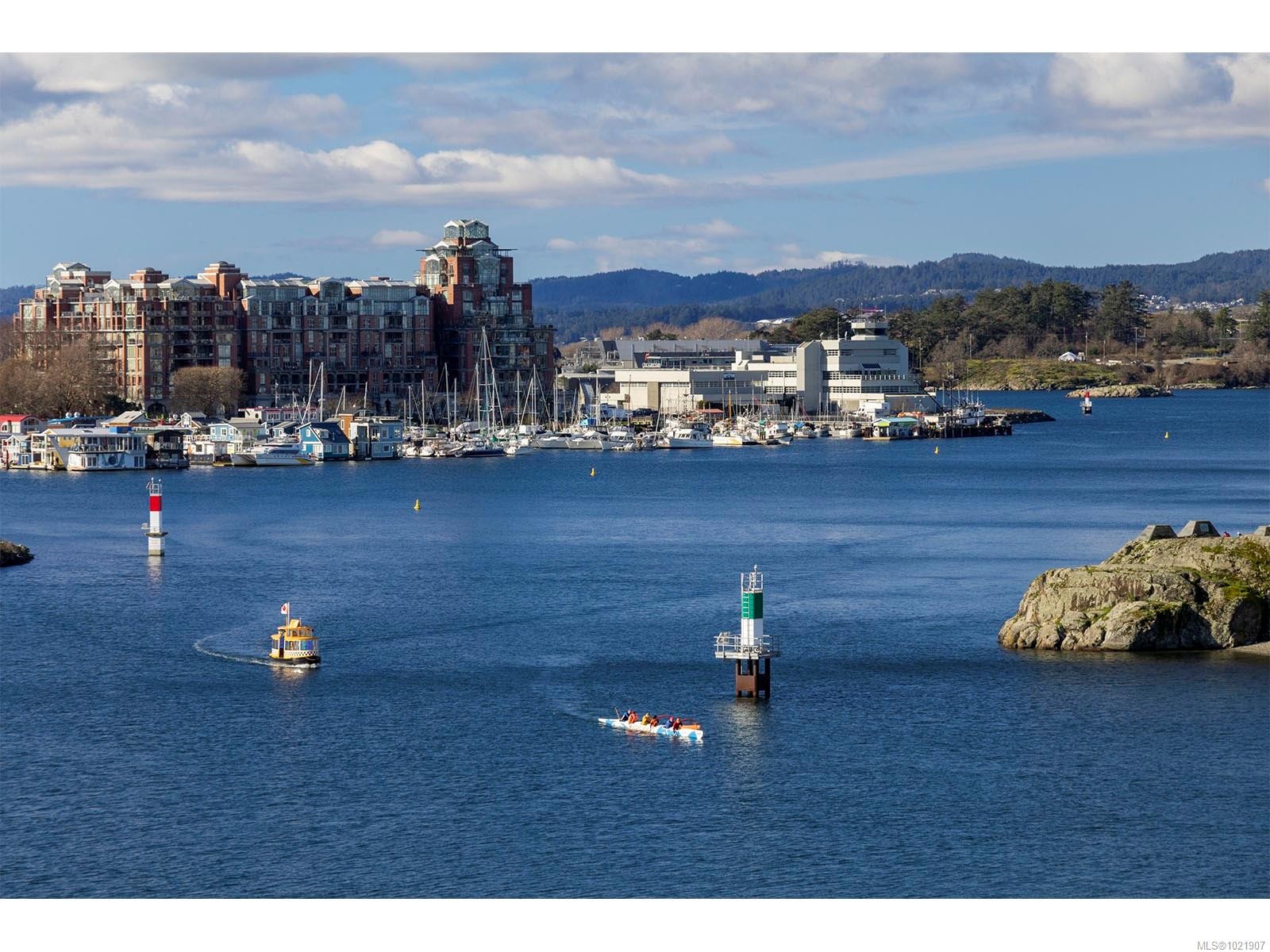 606-1234 Wharf St, Victoria, BC - Outdoor With Body Of Water With View