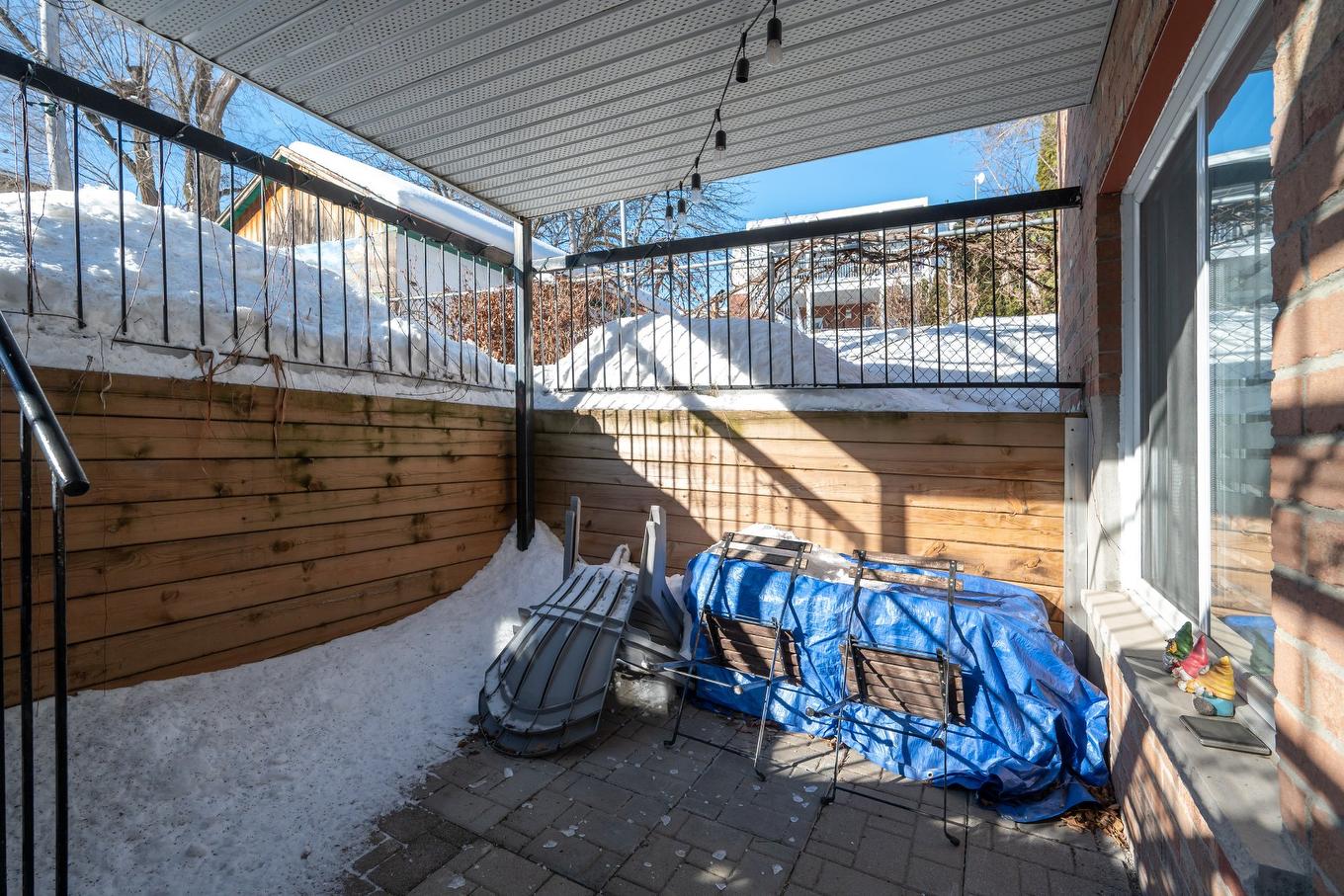 Terrasse - 6884 13E Avenue, Montréal (Rosemont/La Petite-Patrie), QC - Outdoor With Exterior