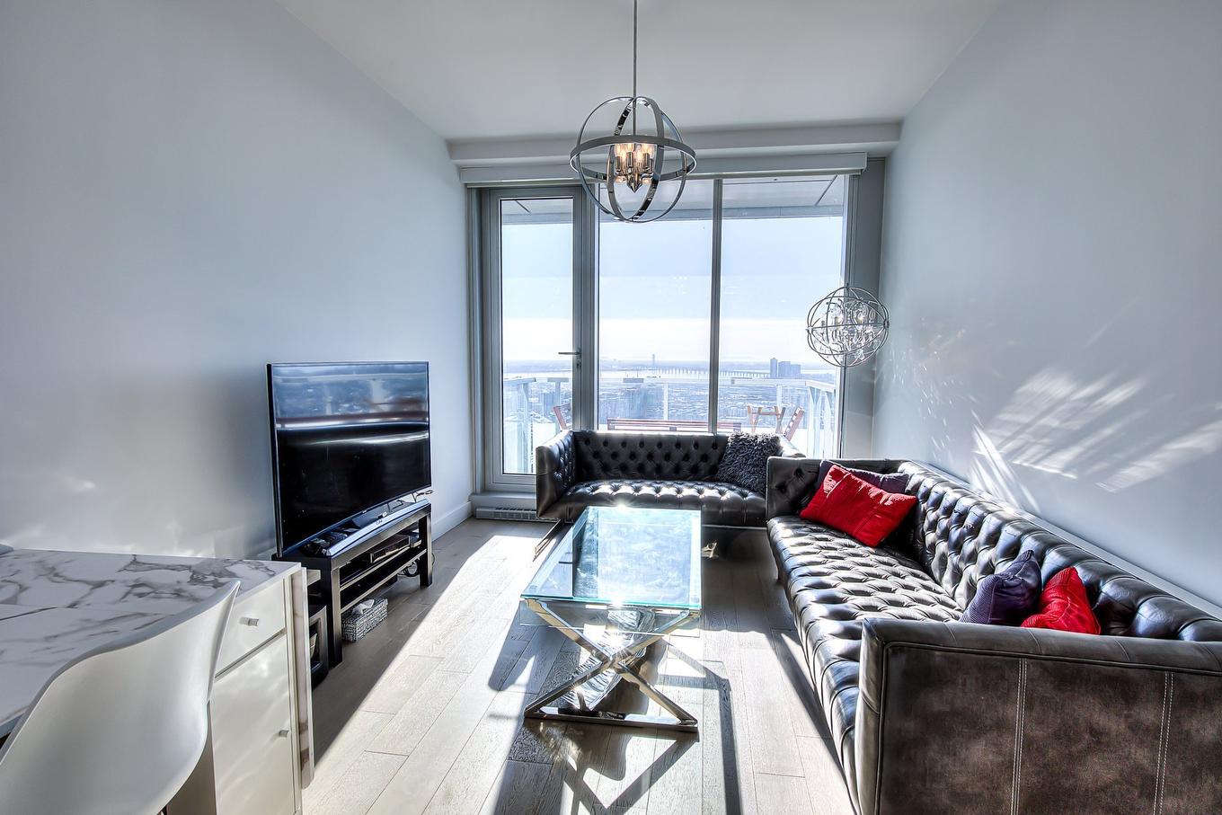 Salon - 3009-1400 Boul. René-Lévesque O., Montréal (Ville-Marie), QC - Indoor Photo Showing Living Room