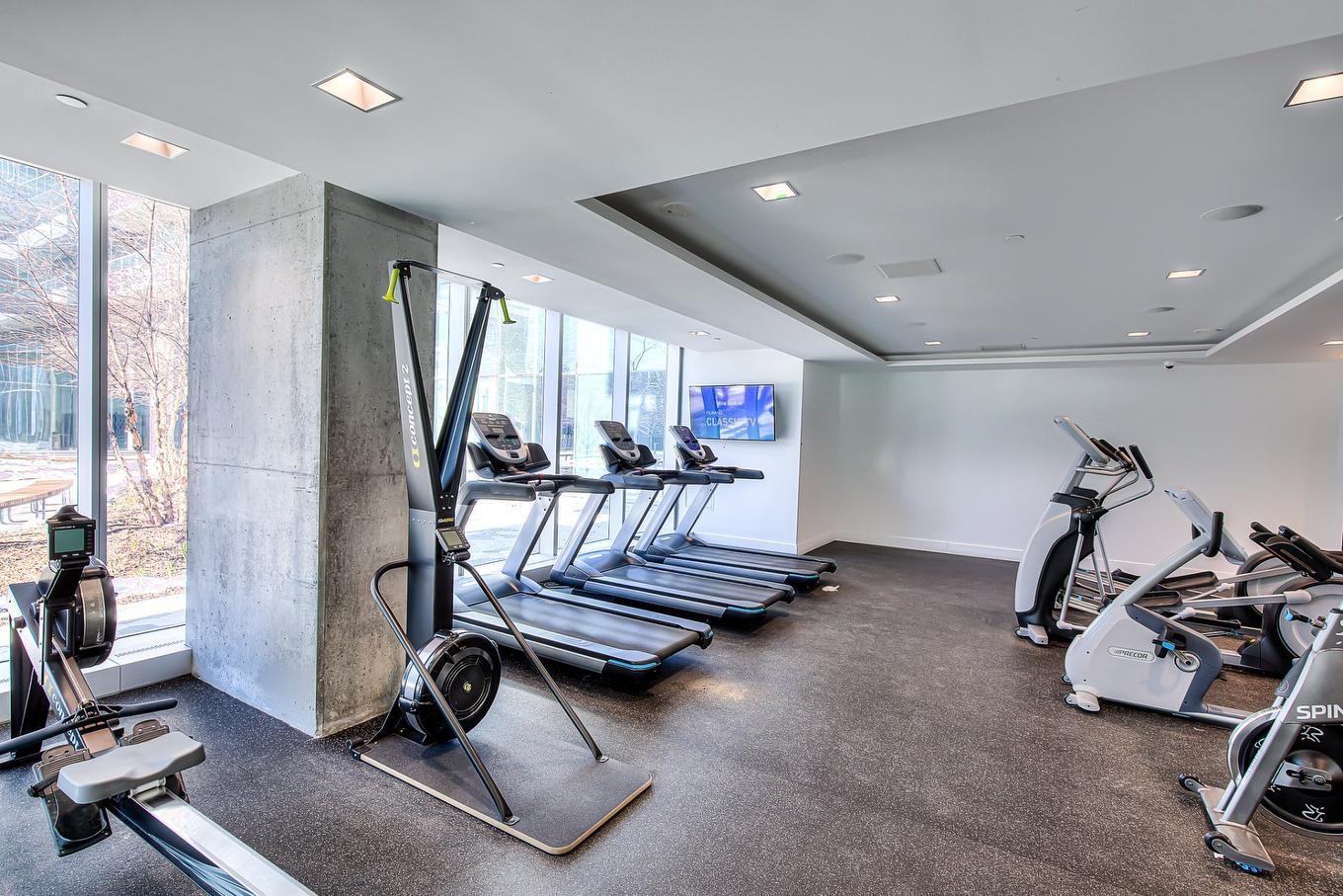 Salle d'exercice - 3009-1400 Boul. René-Lévesque O., Montréal (Ville-Marie), QC - Indoor Photo Showing Gym Room