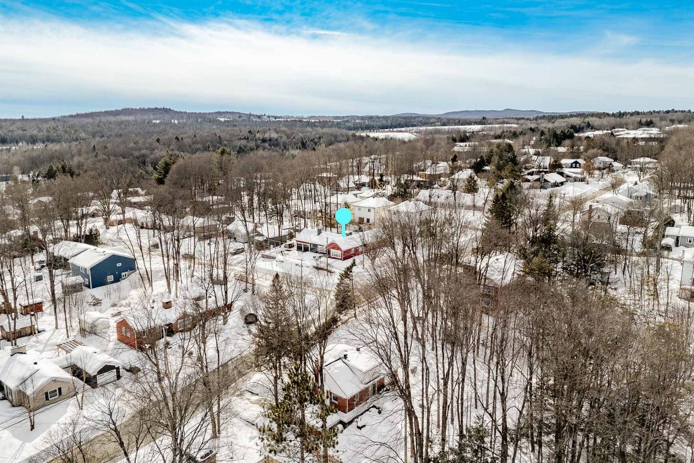 Aerial photo - 27 Rue Spring-Garden, Sherbrooke (Lennoxville), QC - Outdoor With View
