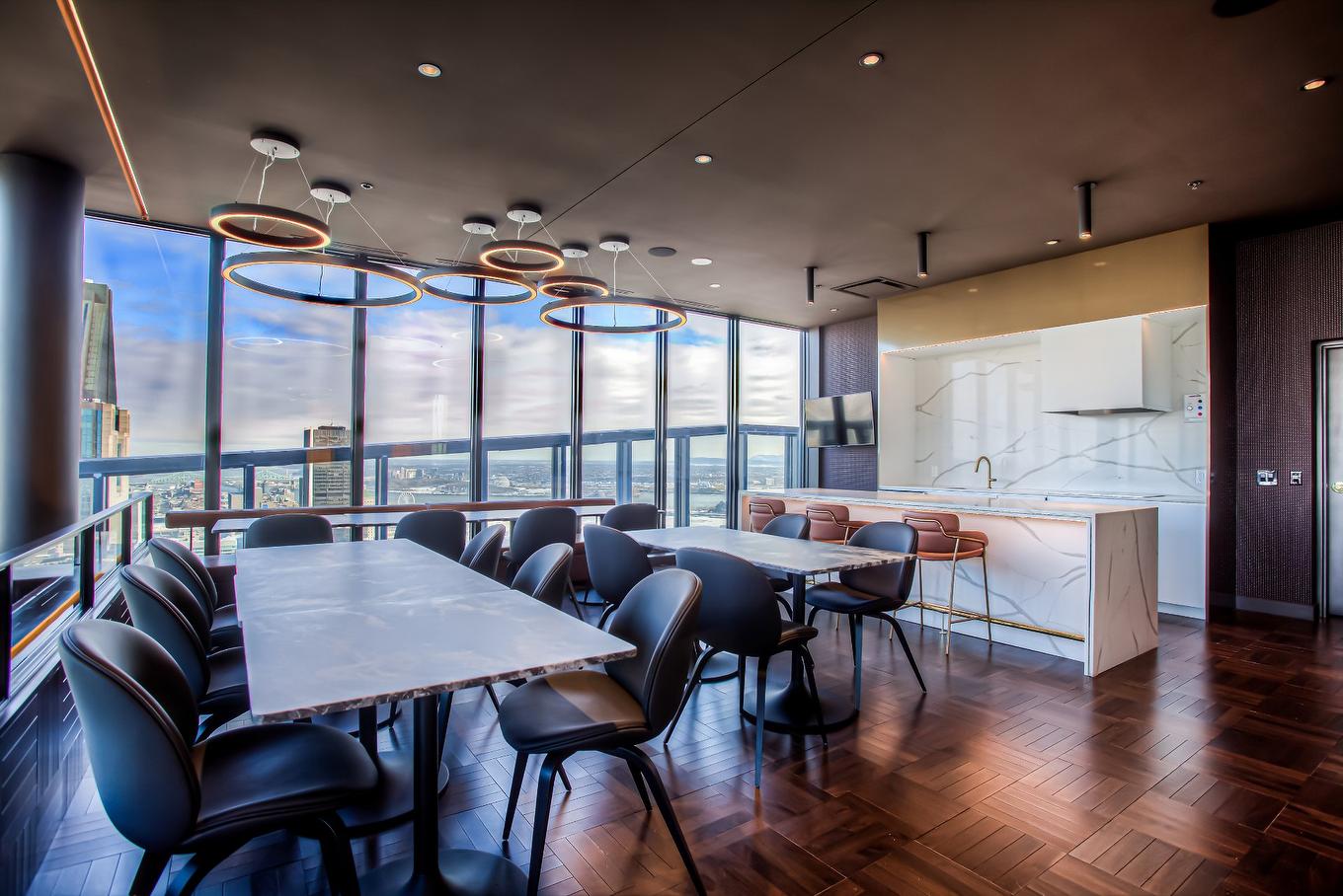 Common room - 3412-1188 Rue St-Antoine O., Montréal (Ville-Marie), QC - Indoor Photo Showing Dining Room