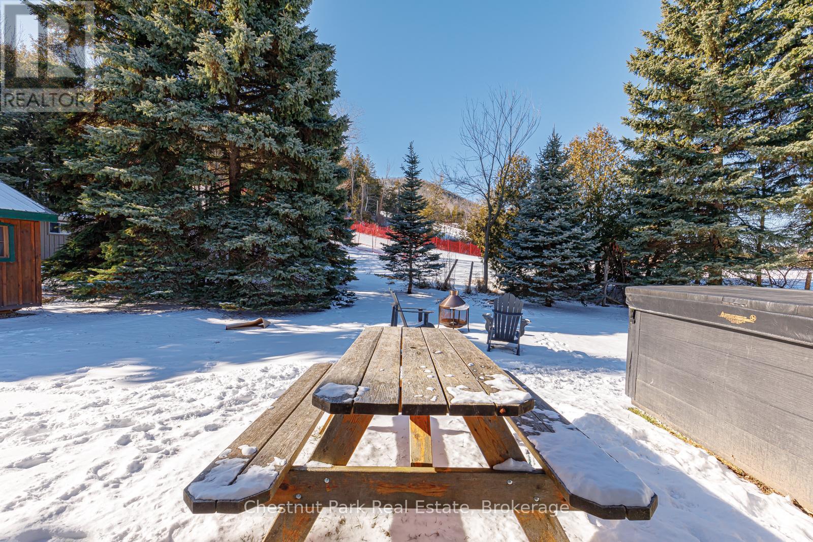 Private back yard for entertaining - 160 Wensley Drive, Blue Mountains, ON - Outdoor