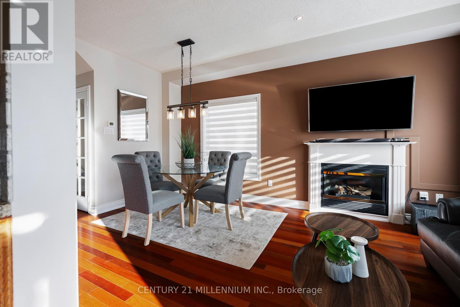 42 Rubysilver Drive, Brampton, ON - Indoor With Fireplace