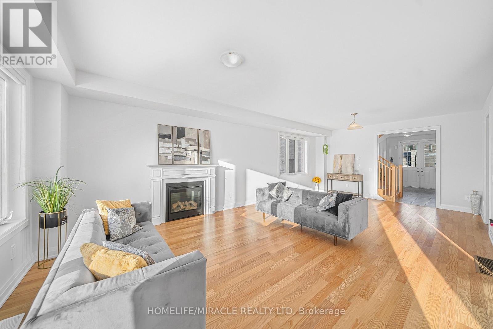 192 St Joseph Road, Kawartha Lakes, ON - Indoor Photo Showing Living Room With Fireplace
