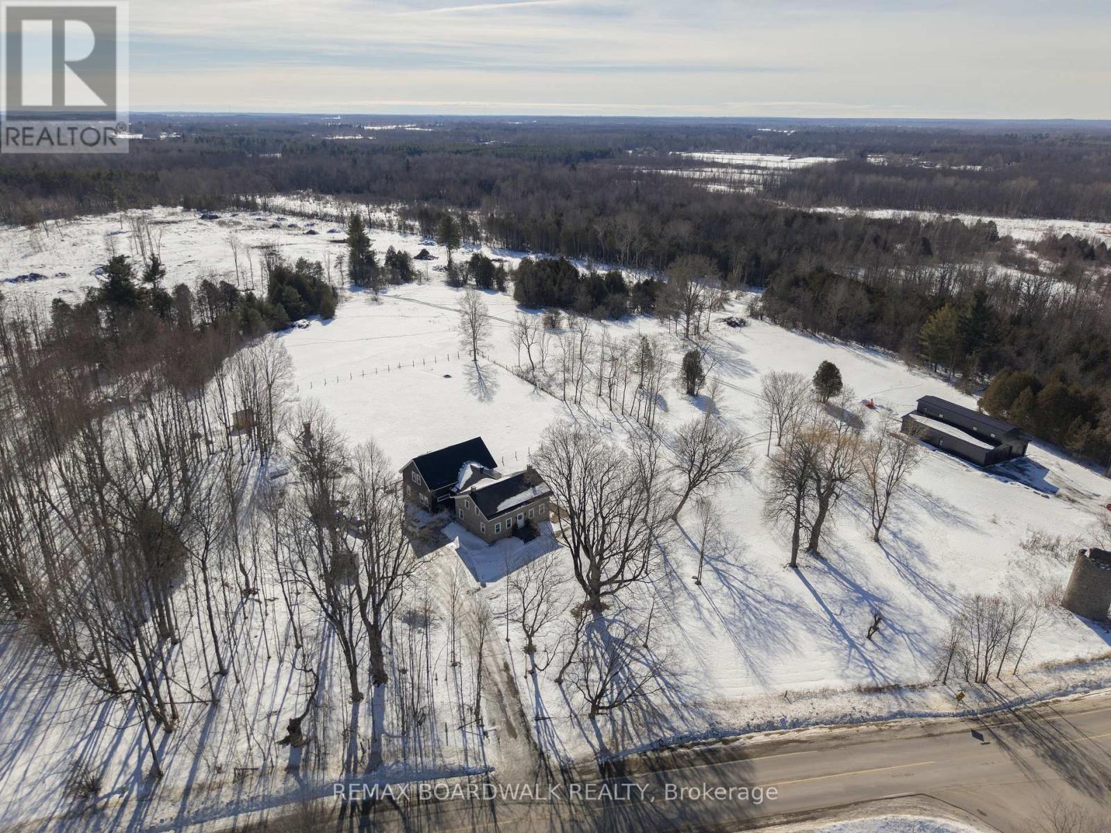 Drone shot of the property - 4701 4Th Concession Road, Augusta, ON - Outdoor With View
