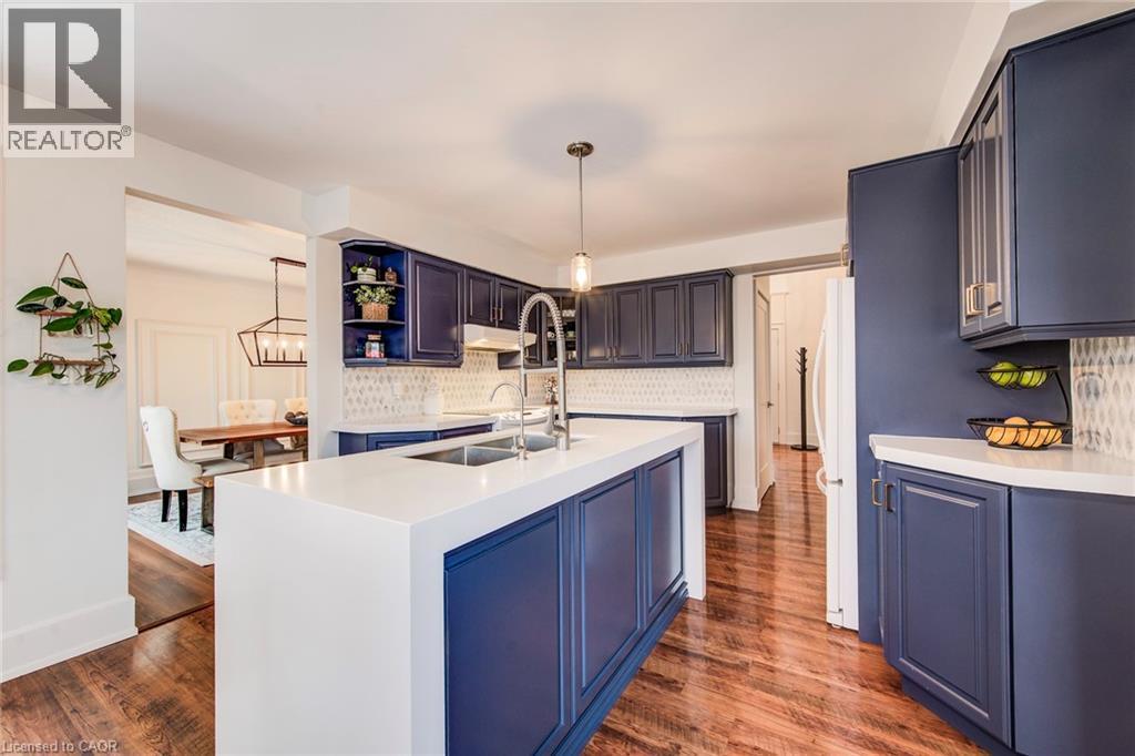 89 Biehn Drive, Kitchener, ON - Indoor Photo Showing Kitchen With Double Sink