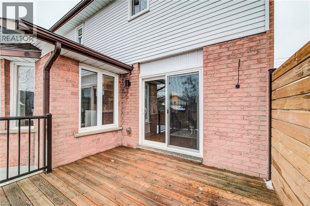 89 Biehn Drive, Kitchener, ON - Outdoor With Deck Patio Veranda With Exterior