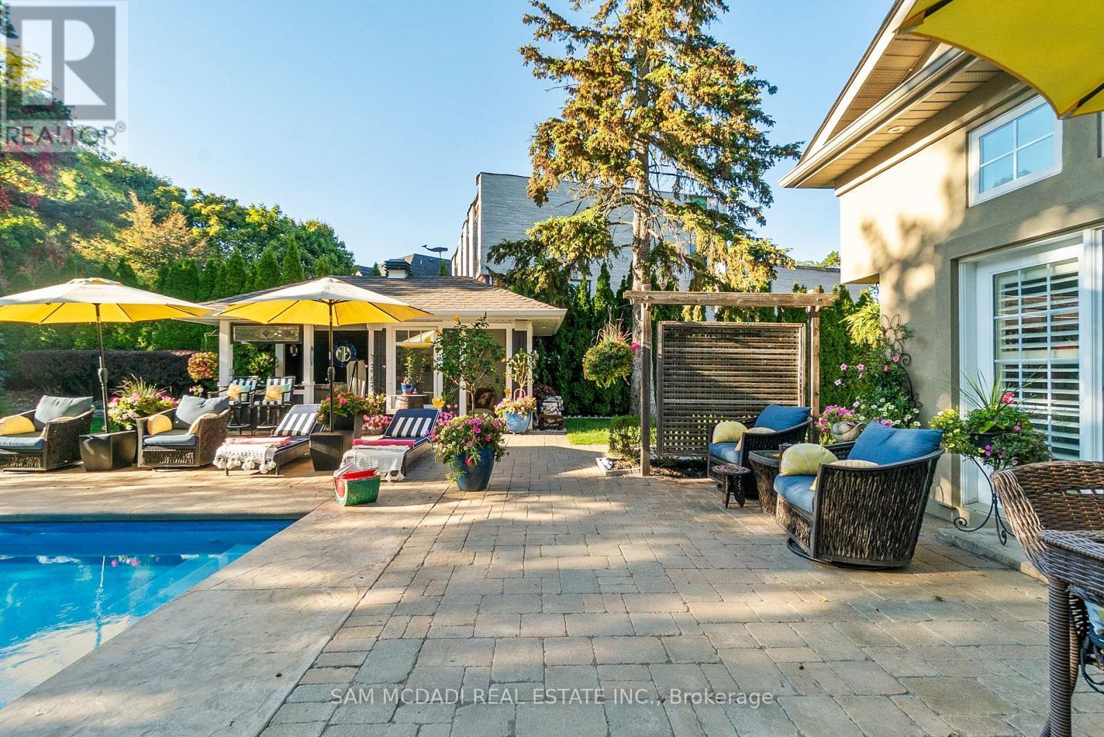 1522 Glenhill Crescent, Mississauga, ON - Outdoor With In Ground Pool With Deck Patio Veranda