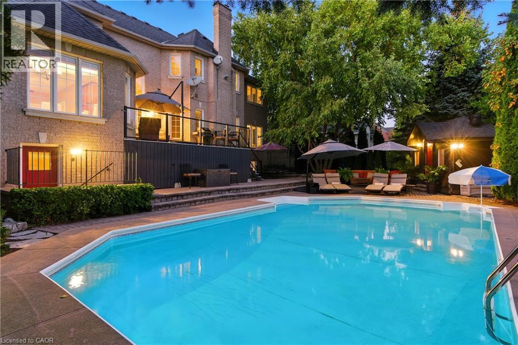 4184 Arbourfield Drive, Burlington, ON - Outdoor With In Ground Pool With Backyard