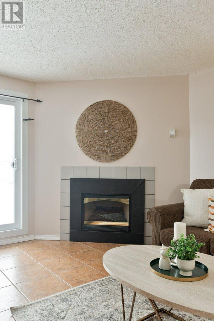 104 - 729 Deveron Crescent, London South (South T), ON - Indoor Photo Showing Living Room With Fireplace