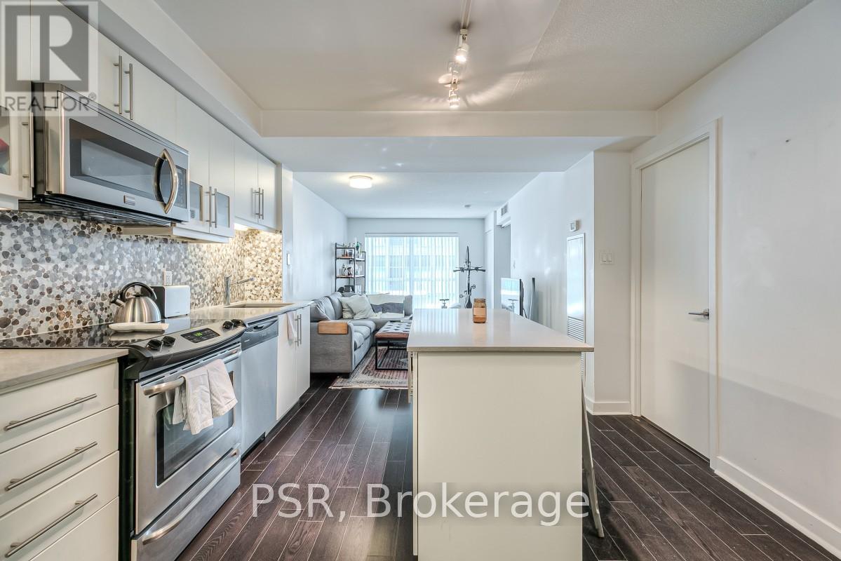 302N - 1169 Queen Street W, Toronto, ON - Indoor Photo Showing Kitchen With Upgraded Kitchen