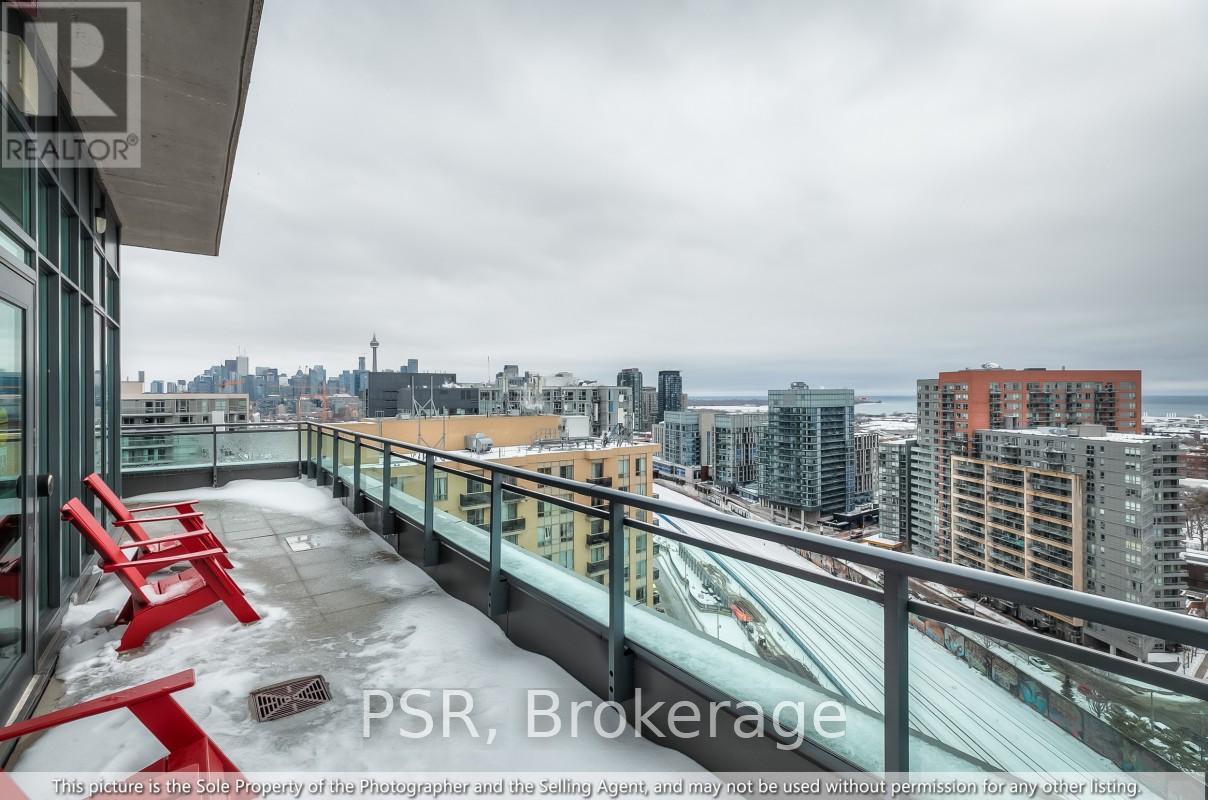 302N - 1169 Queen Street W, Toronto, ON - Outdoor With Balcony With View