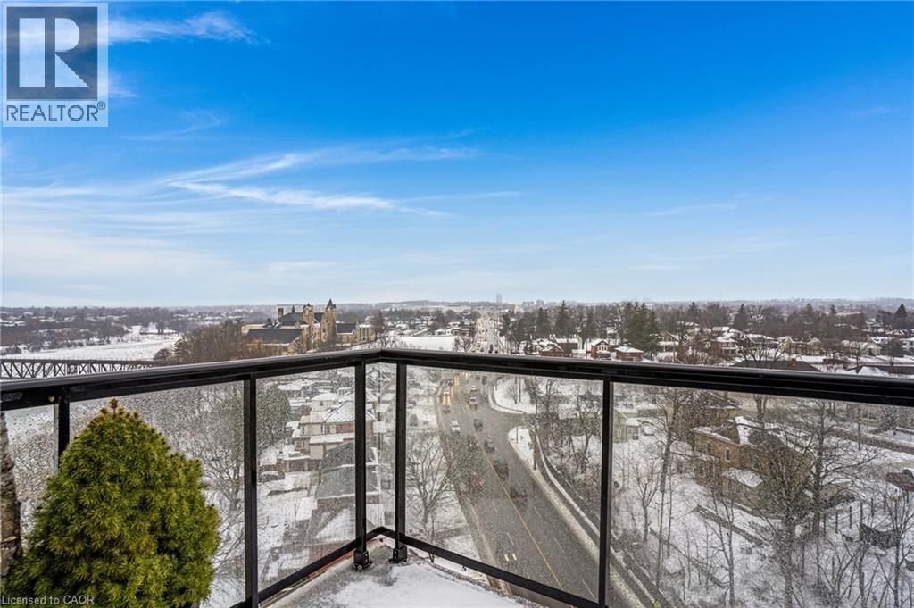 170 Water Street N Unit# 1206, Cambridge, ON - Outdoor With Balcony With View