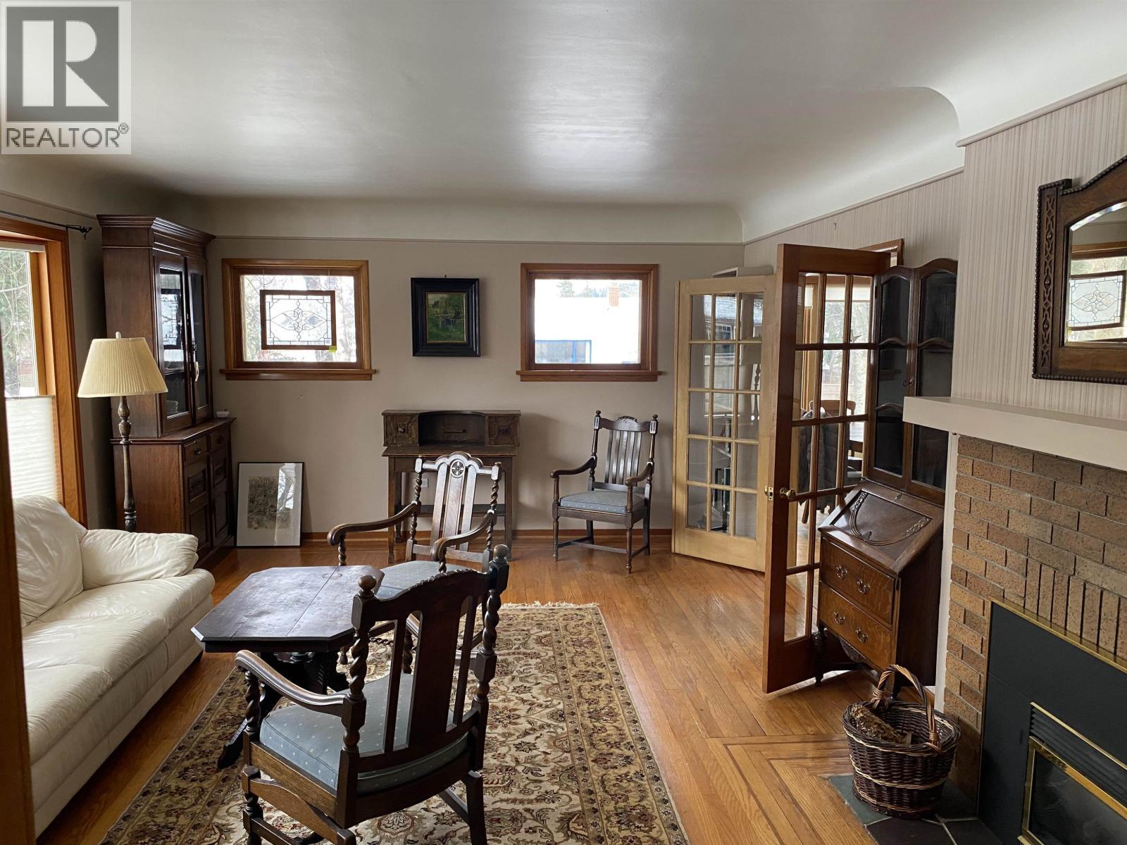 125 15Th Avenue, Prince George, BC - Indoor Photo Showing Other Room With Fireplace